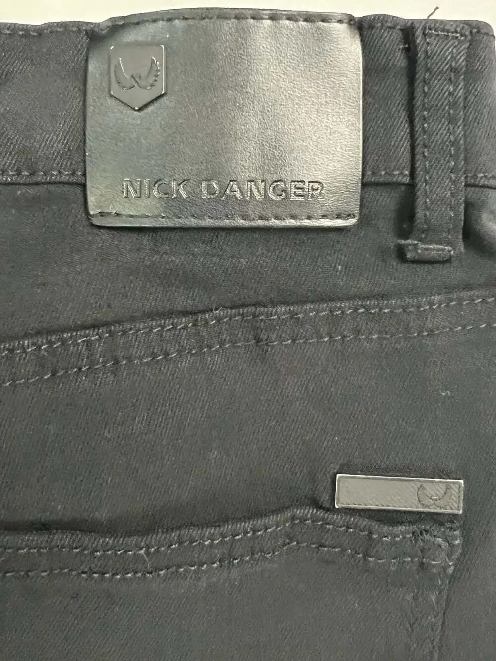 Nick Danger Men's Slim Fit 5-Pocket Stretch Pants Black